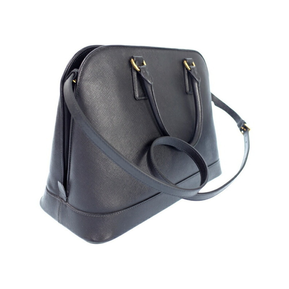 Prada Saffiano leather Promenade bag 2way black - Picture 2 of 9
